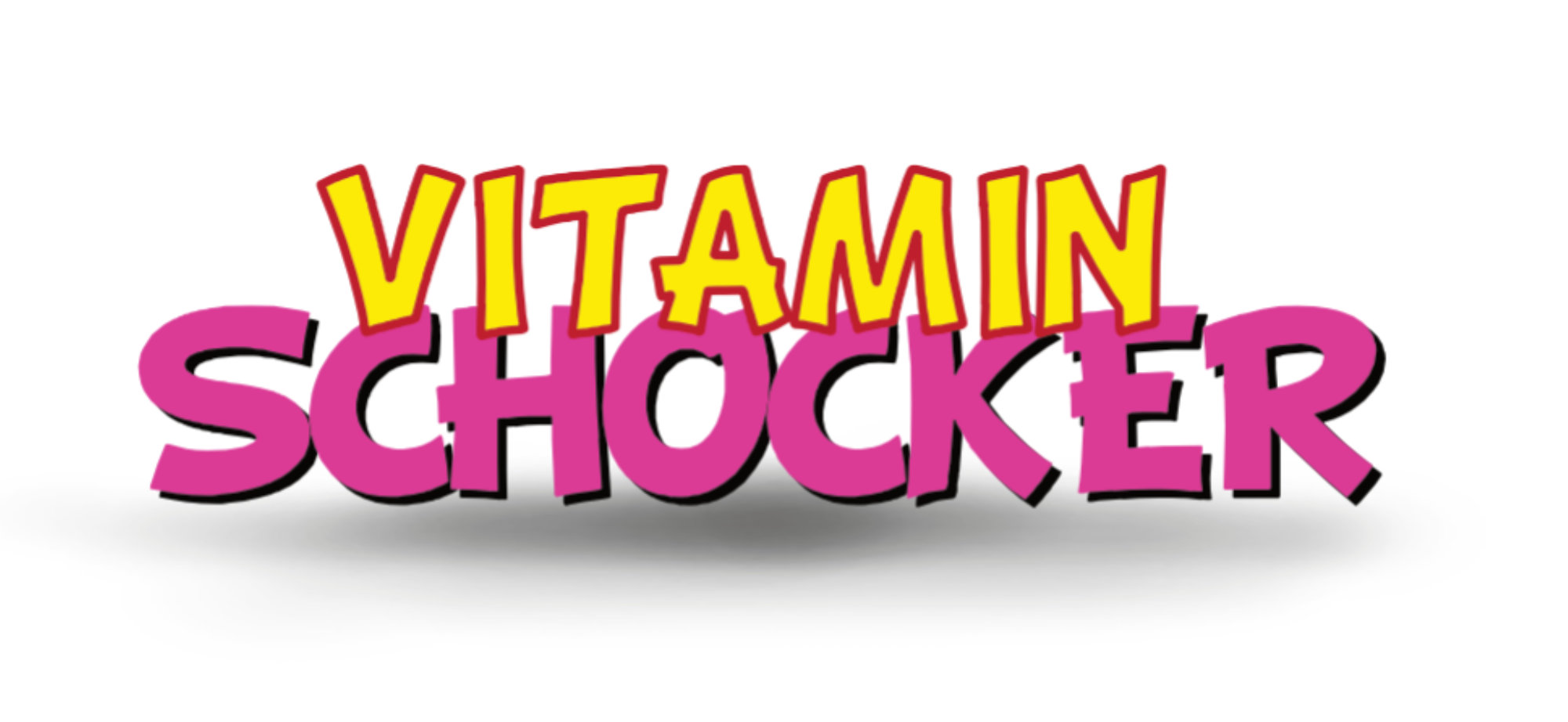 Vitaminschocker Logo farbig mit Schatten
