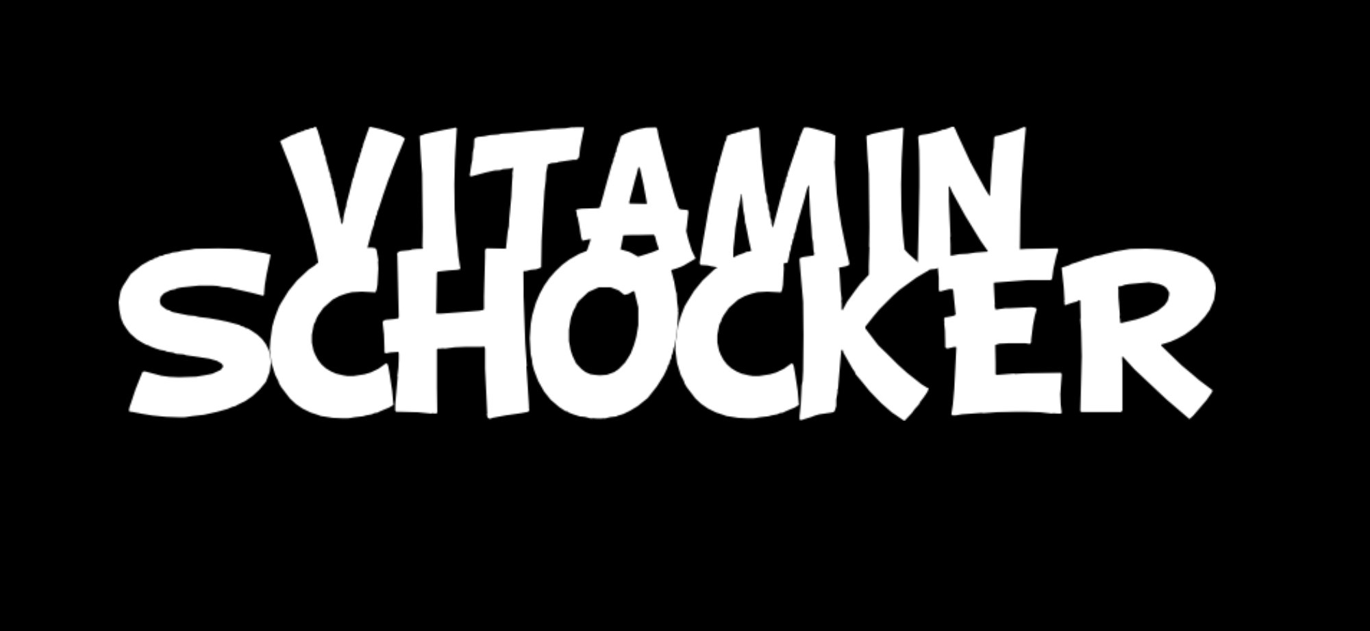Vitaminschocker Logo weiß